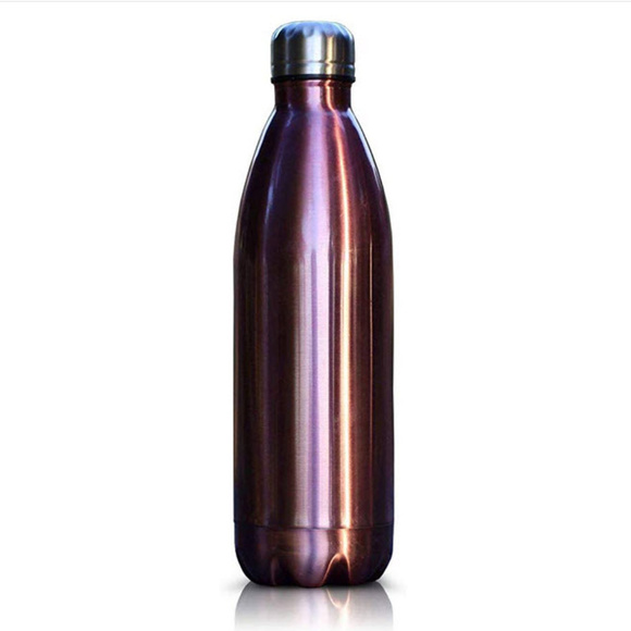 Rose Gold Pink Stainless Steel water bottle 25oz - Picture 2 of 7